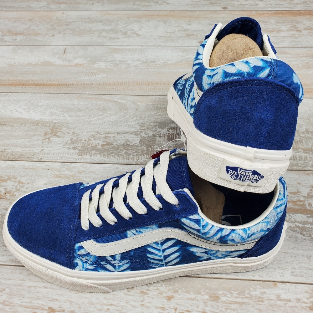 Vans Old Skool Solar Floral True Blue Marshmallow - Picture 8 of 9